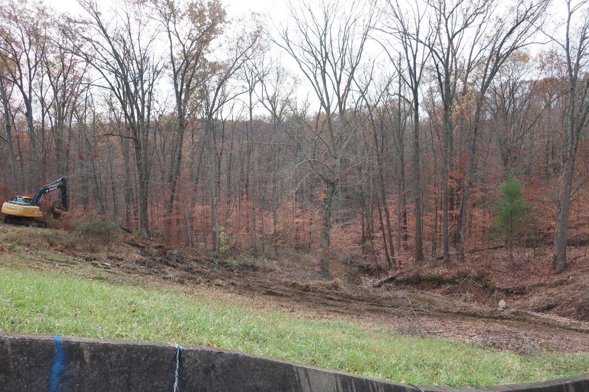 Cordry Spillway Replacement Work