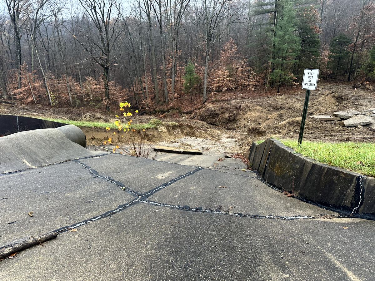 Cordry Spillway Replacement Work