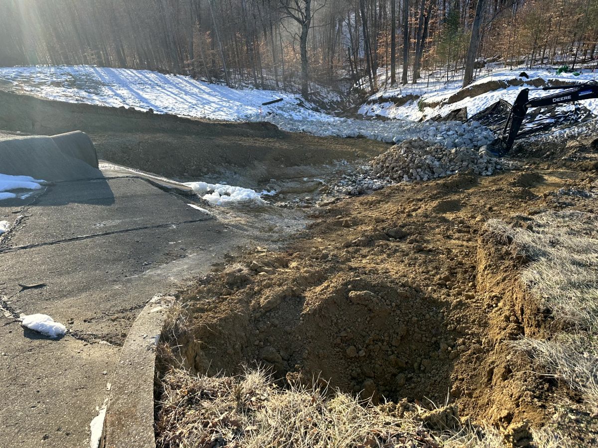 Cordry Spillway Replacement Work