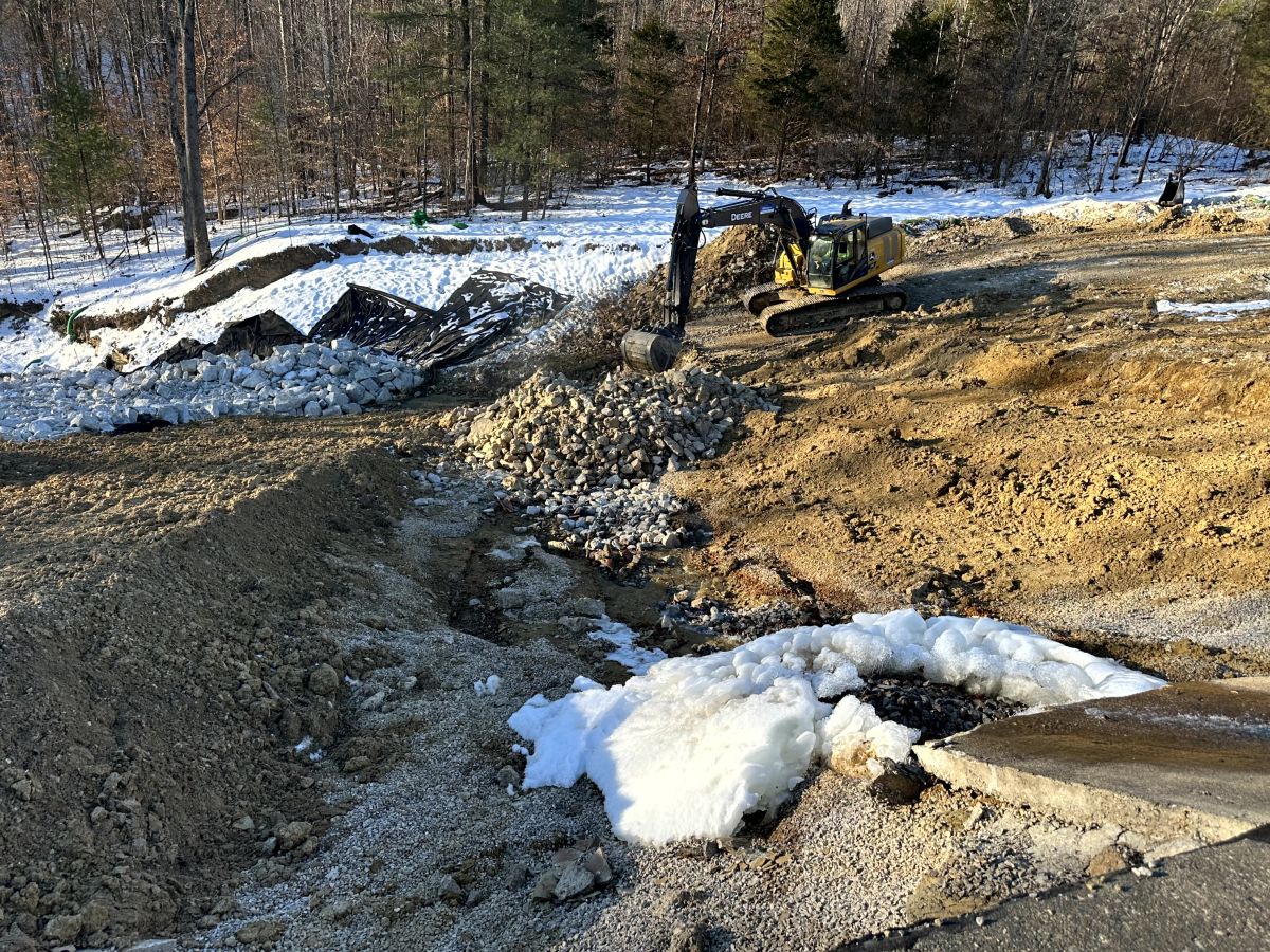 Cordry Spillway Replacement Work