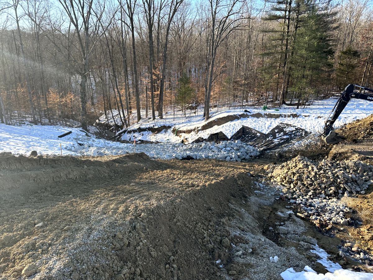 Cordry Spillway Replacement Work