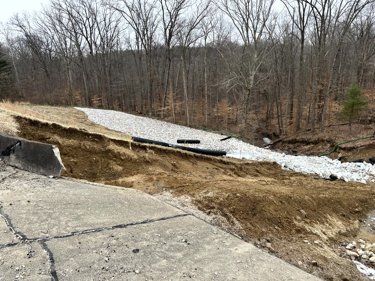 Cordry Spillway Replacement Work