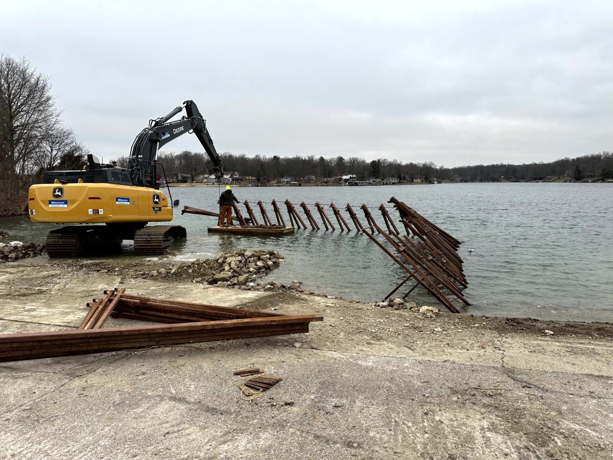 Cordry Spillway Replacement Work