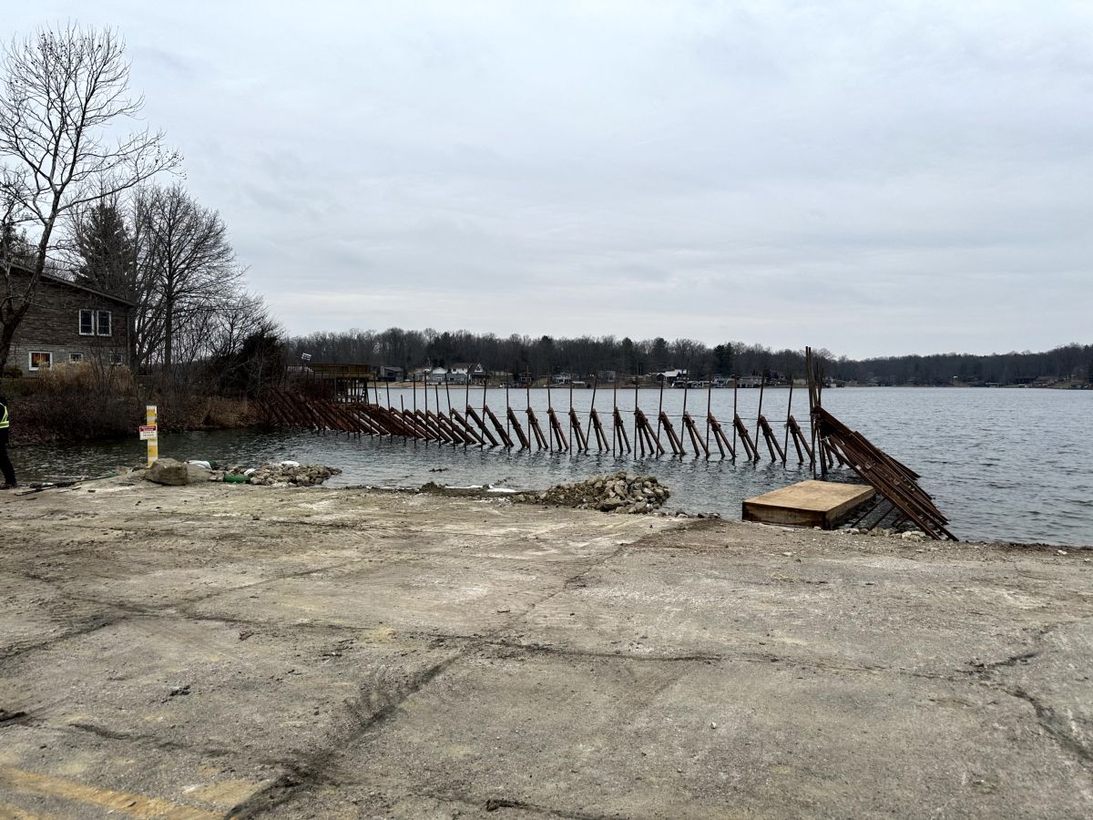 Cordry Spillway Replacement Work