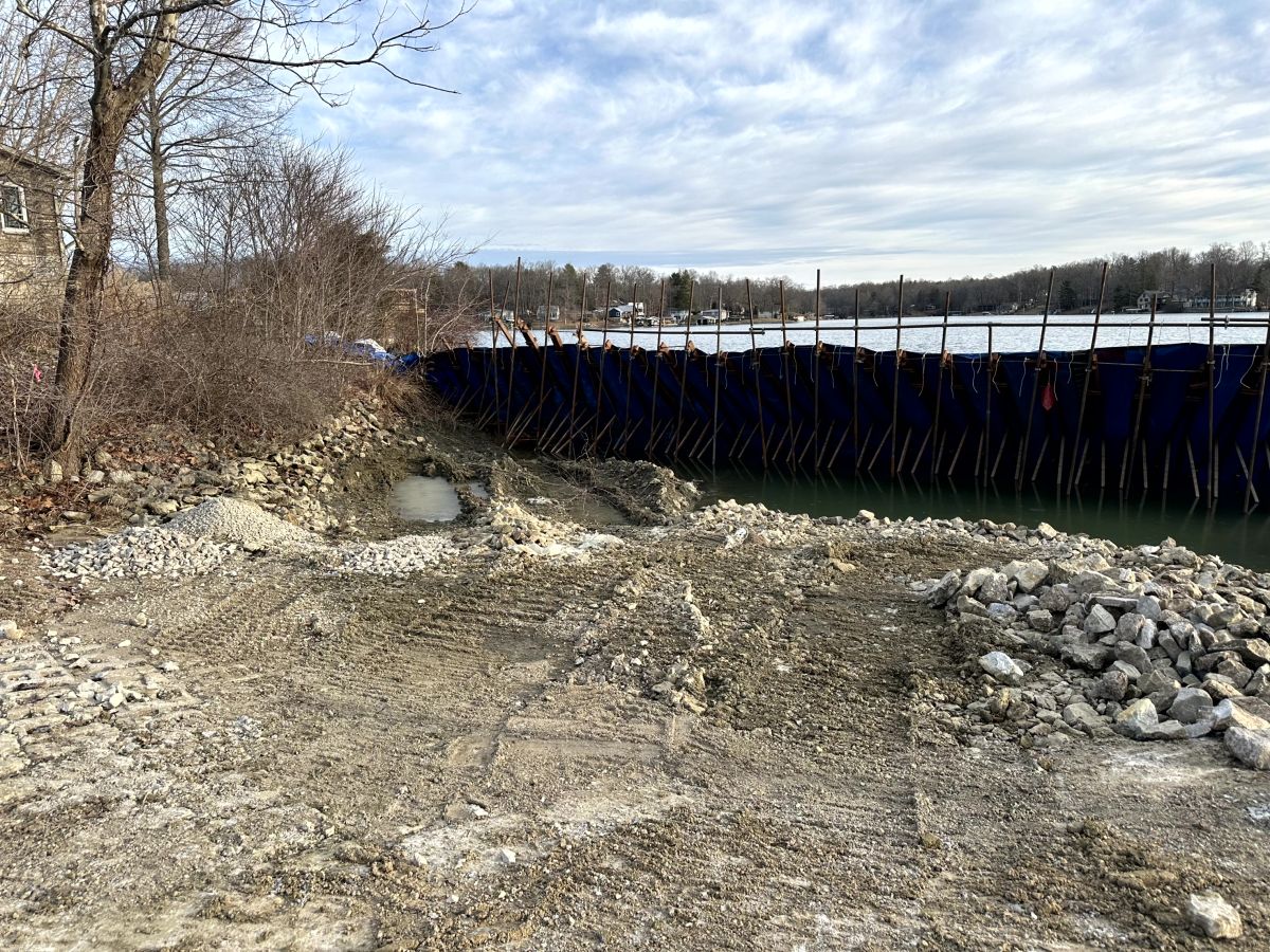 Cordry Spillway Replacement Work