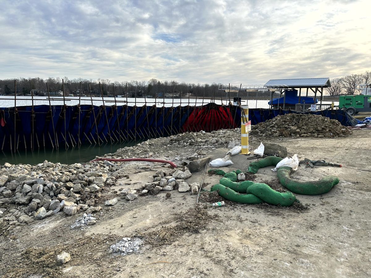 Cordry Spillway Replacement Work