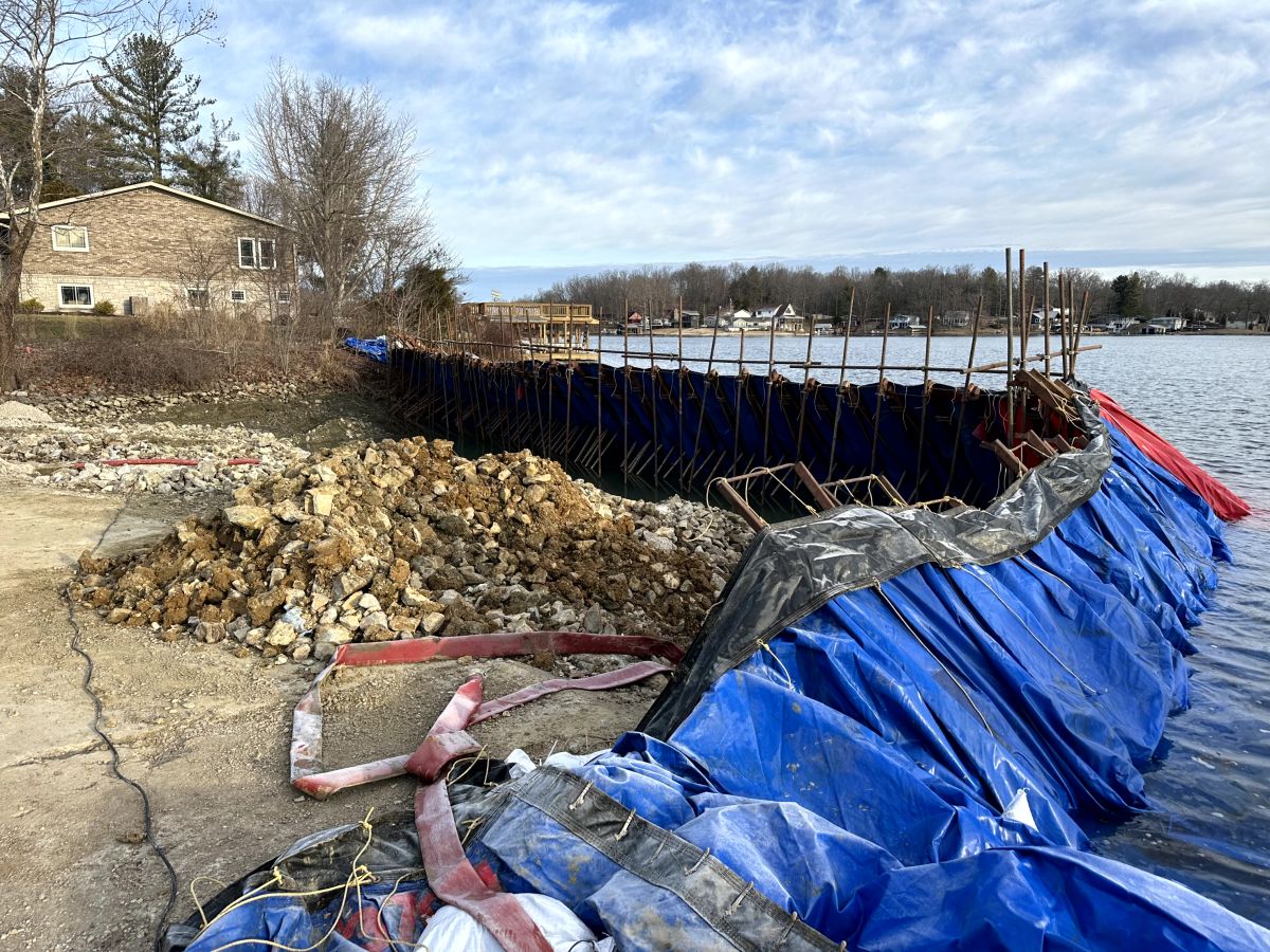 Cordry Spillway Replacement Work