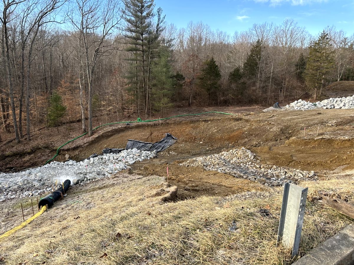 Cordry Spillway Replacement Work