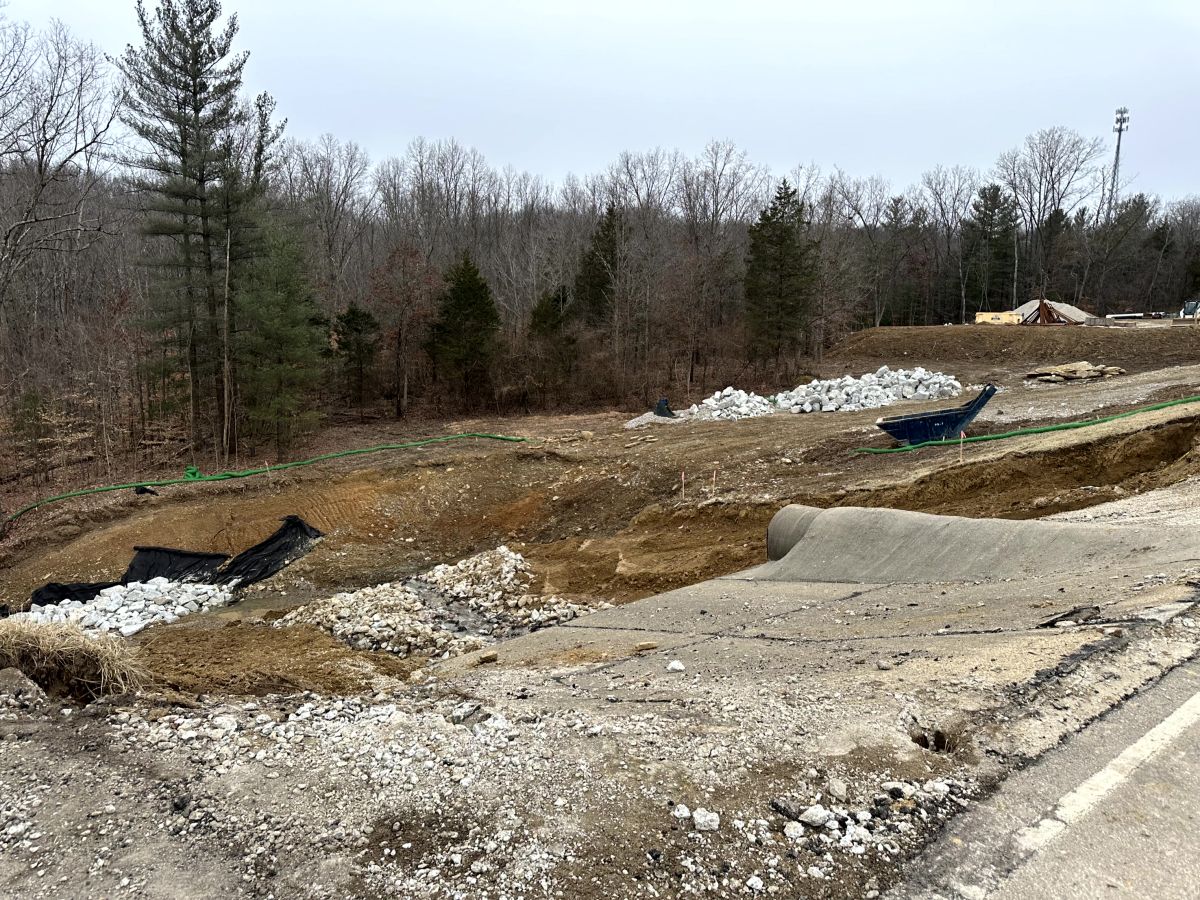 Cordry Spillway Replacement Work