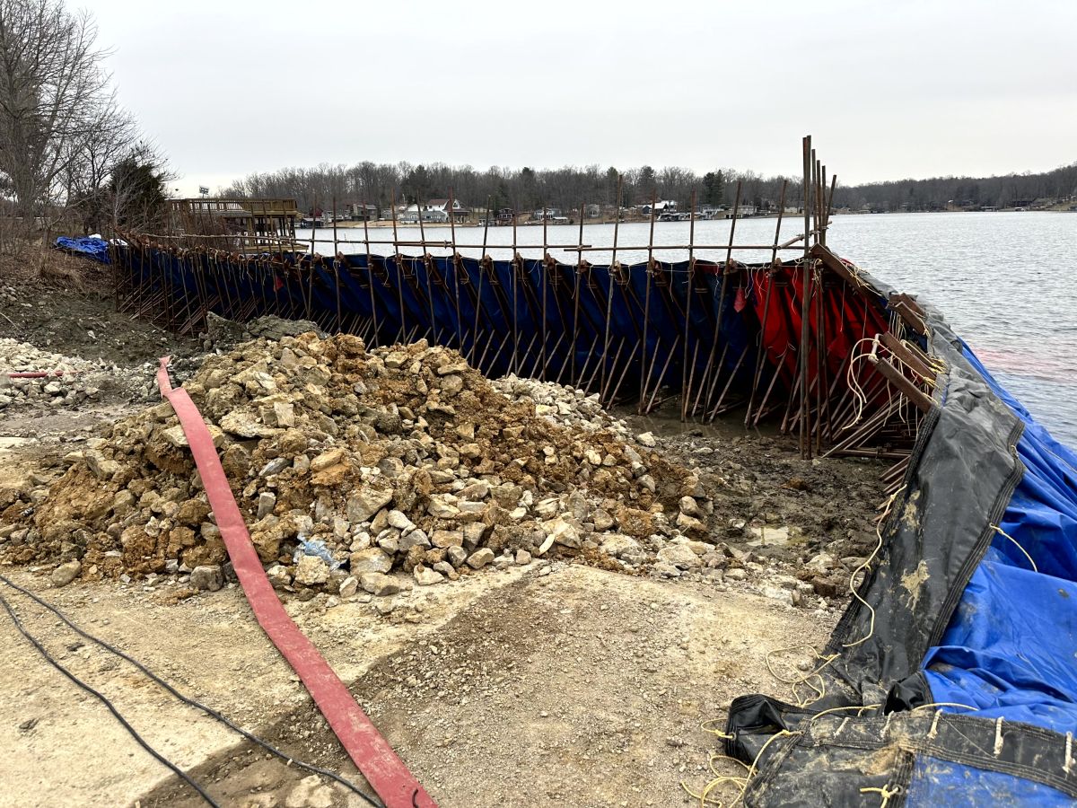 Cordry Spillway Replacement Work