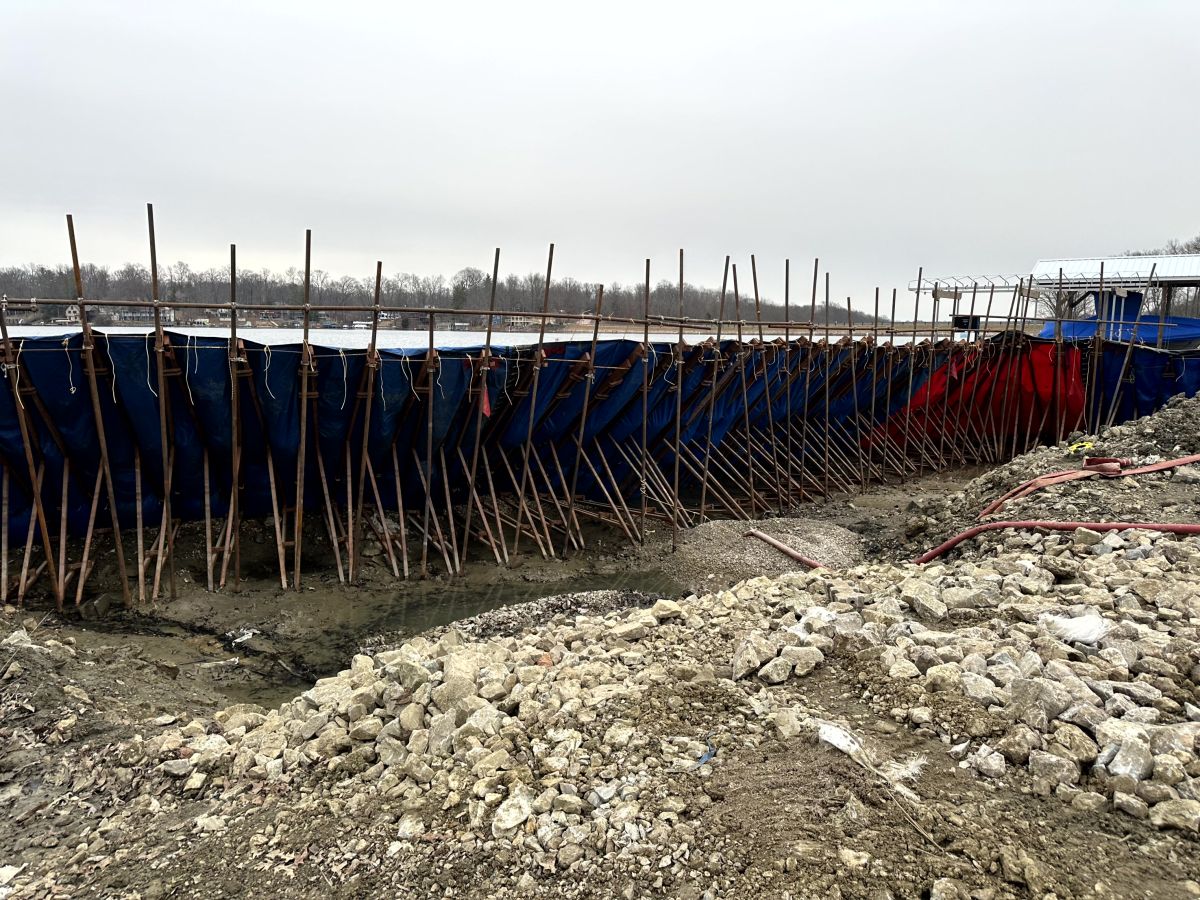 Cordry Spillway Replacement Work